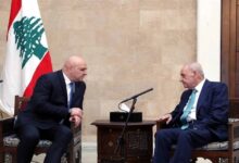 Berri was early in the dispute with Aoun?