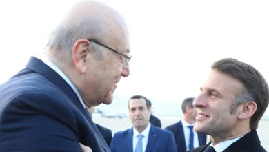 In pictures: This is how President Mikati received Macron