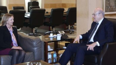 Mikati received the American ambassador, who praised the efforts of the Prime Minister