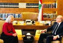 Mikati received the mother of American journalist Austin Tice, who has been missing in Syria since 2012