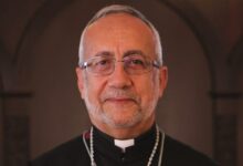 Minassian receives the shepherd at the Patriarchate headquarters in Achrafieh