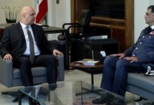 President Aoun met with Major General Othman