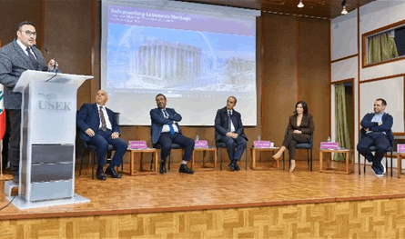 A round table at the University of Kaslik on legal and diplomatic protection for Lebanese heritage