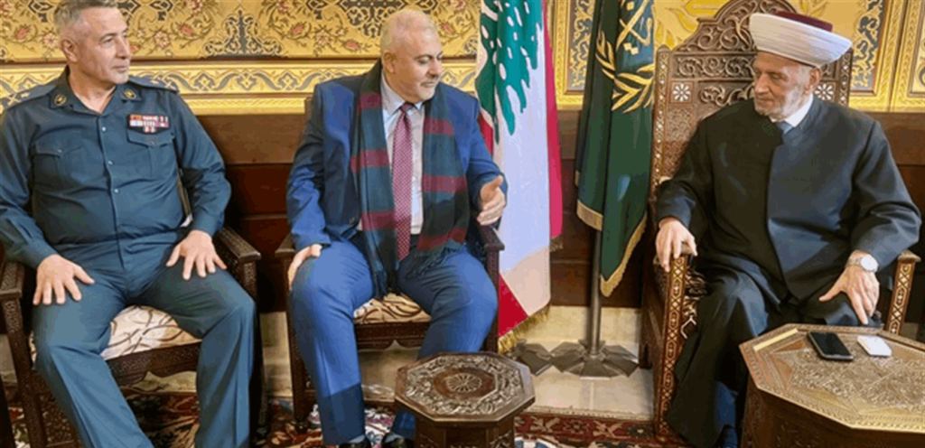 Drian received the governor Abboud and the commander of the Beirut City Guard