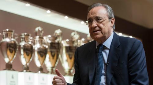 Florentino Perez as Real Madrid president