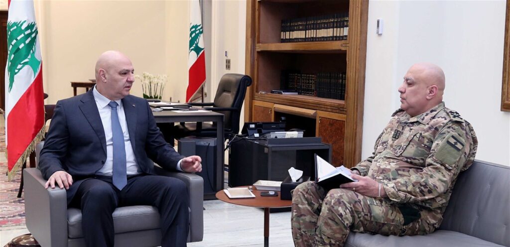 Lebanon today »belongs to the south .. A request from President Aoun to the army commander