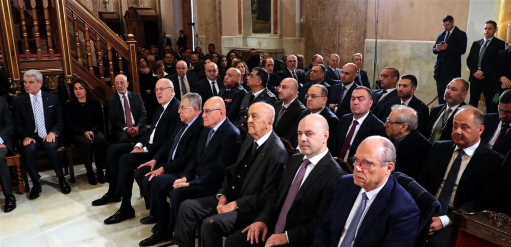 The Mass of Mar Maroun .. A remarkable participation of Mikati with ministers from his government