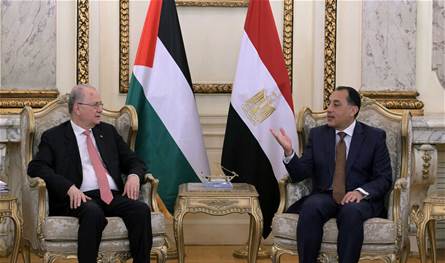 Egypt and Palestine are reviewing the Gaza reconstruction plan before it was presented to the Arab summit