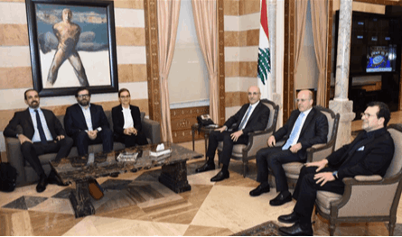 The Minister of Interior was briefed from Blaskart on the projects of the United Nations agencies in Lebanon