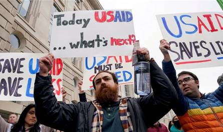 In a letter to Rubio .. 700 American diplomats protesting the dismantling of Usaid