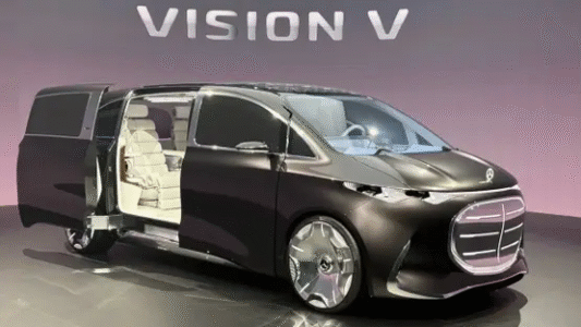 Mercedes VISION V: A luxury electric truck that revolutionizes the world of mobility